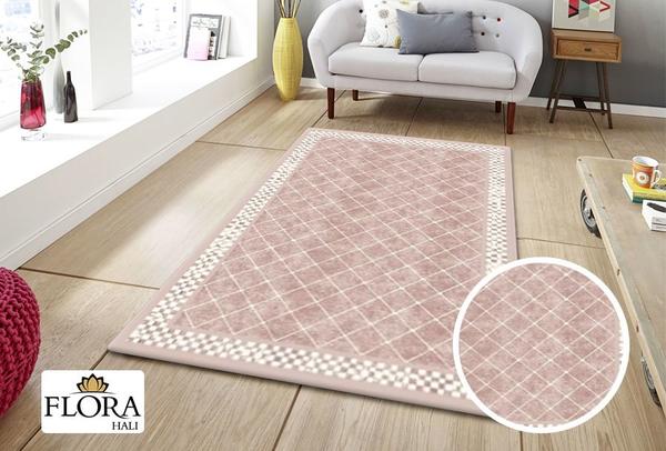 Flora Schäfer Lux | Kairo | Yıkanabilen Halı | Pembe | F-1300-Rose