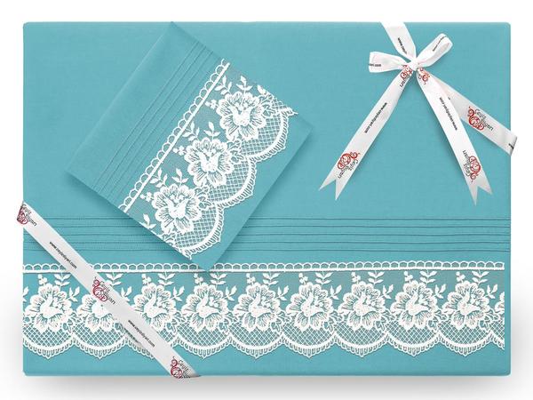 Lalezar Luxus Französisch geschnürten Bettbezug Set Benzin