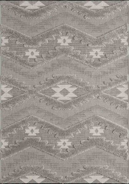 Mérinos | Tapis d'extérieur Kayra | Gris | 54066-395-Gris-Kayra-080x150