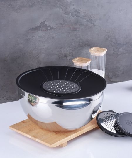 اكار | وعاء خلط مبشرة قيراط 5 قطع 28 سم 7.30 لتر