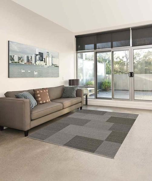 Merinos Maestro Flatweave Çini Desen Halı | Gri | 20658-95-Grey