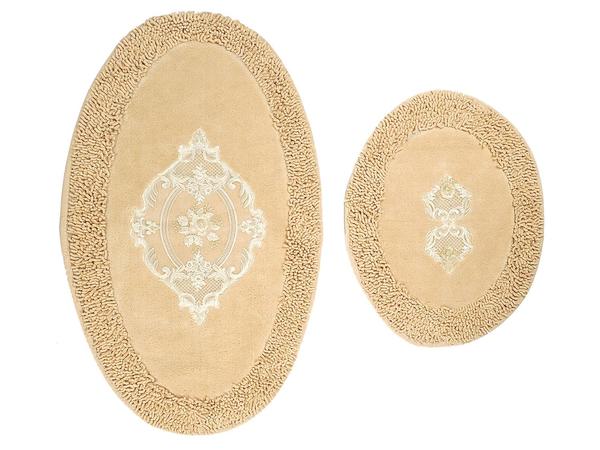 Ottoman Circle Havlu 2li Banyo Paspası Cappucino
