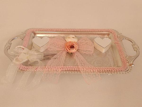 Metal Kare Yüzük Tepsisi