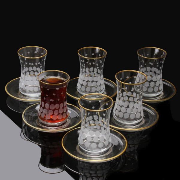 Fatih 12 Parça Beyaz Çay Seti