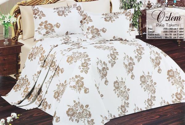 Trend Home Collection Özlem Pike Takımı | 6 Parça | Kahverengi