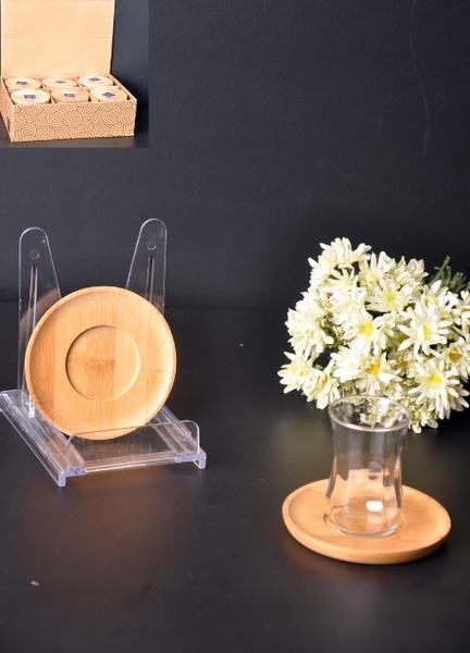 Bayev Bambu 6 Lı Çay Tabağı - 700326