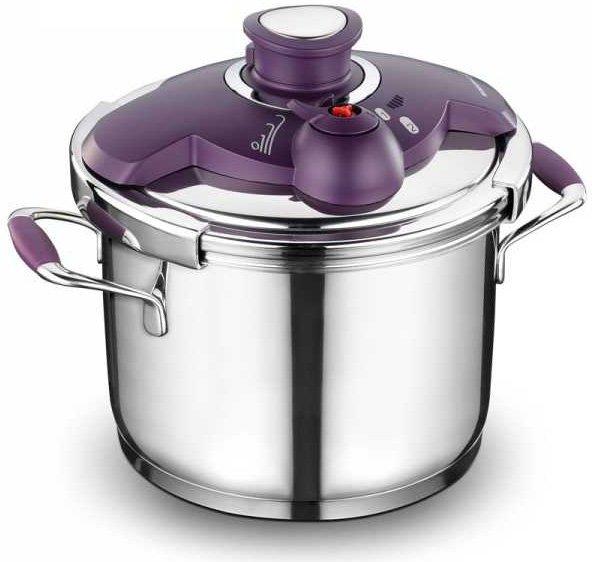 Korkmaz Flora 6 lt Menekşe Düdüklü Tencere | A159-03