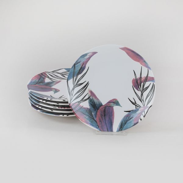 Vio Serving Plate 26 Cm 6 Pieces - 19179 | ceramics