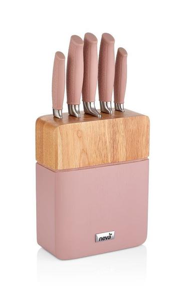 Neva Sweet Plus Bıçak Seti | 5'li | Rose Chocolate | N2591
