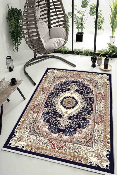 Birkilim Yıkanabilir Dekoratif Halı İpeksi Kaymaz Taban | MLN-IP-HK-029