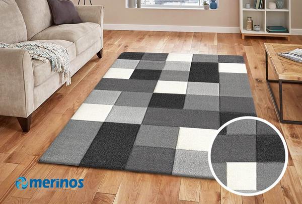 Merinos Brilliance Halı Seti | 80x150 | 80x300 | Gri