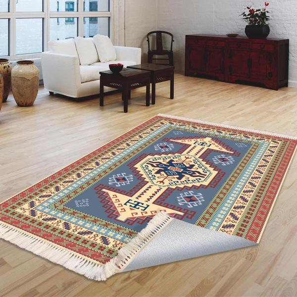 Milano Yıkanabilir Dekoratif Halı Kaymaz Taban | 8mm | Multi | MLN-HK042-1