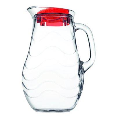 Paşabahçe Toros Cam Su Sürahisi 1,85L | Kırmızı | 80116