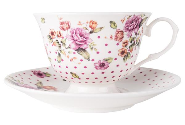 Korkmaz 6'lı Büyük Boy Country Bone Kahve Fincan Seti 12 Parça | A8758