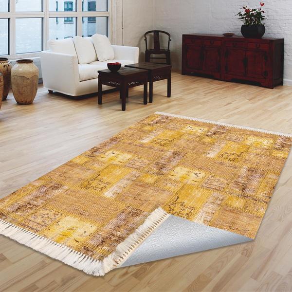 Milano Yıkanabilir Dekoratif Halı Kaymaz Taban | 8mm | MLN-DOT-HT700