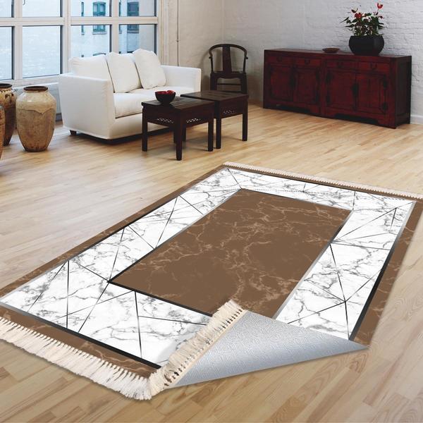 Milano Yıkanabilir Dekoratif Halı Kaymaz Taban | 8mm | MLN-DOT-HT657