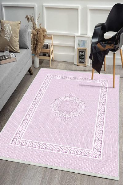 Birkilim Yıkanabilir Dekoratif Halı İpeksi Kaymaz Taban | MLN-IP-HS-565
