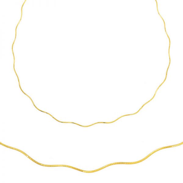 Gümüş Omega Choker Zincir