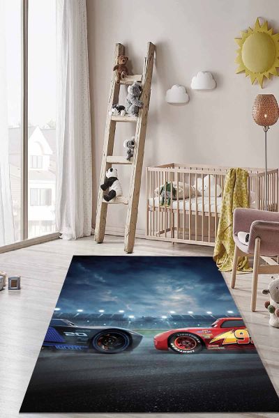 Birkilim Yıkanabilir İpeksi Kaymaz Taban Çocuk Odası Halısı | MLN-IP-HT-1556