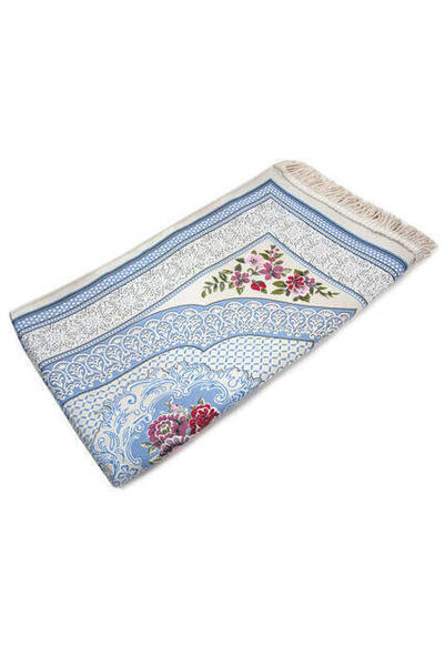 سجادة صلاة مبطنة بسمرقند - لون أزرق