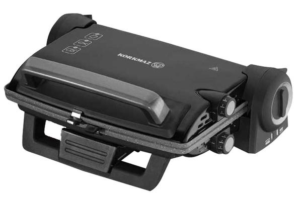 Korkmaz Formula Tost Makinesi | Granit | Siyah & Gri | A310-03