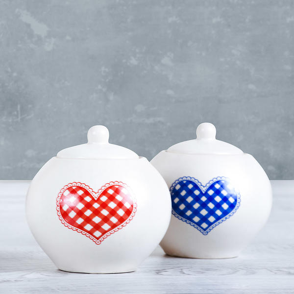 Petit Carre Zuckerdose 10 cm 2 Stück | Keramika