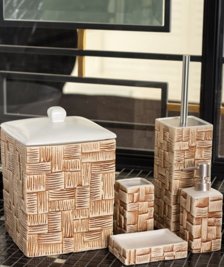 Seramik 5 Li Banyo Seti