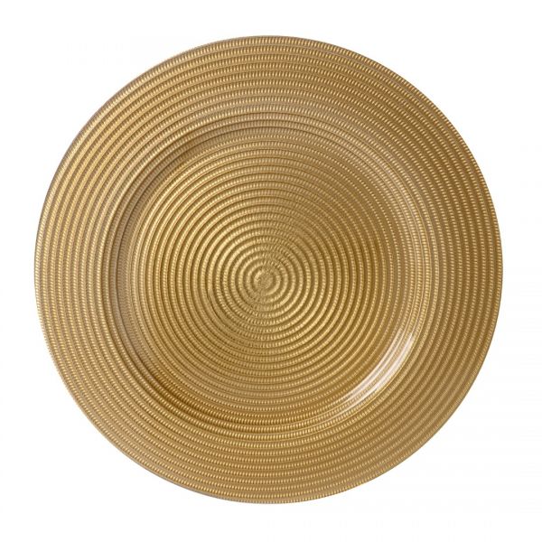 ASSIETTE À SUPLA COULEUR OR 33CM | IPEK-HTC001