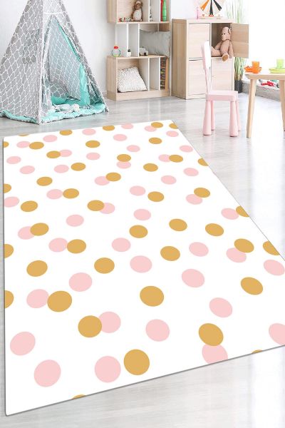 Birkilim Yıkanabilir Dekoratif Halı İpeksi Kaymaz Taban | MLN-IP-HP-601