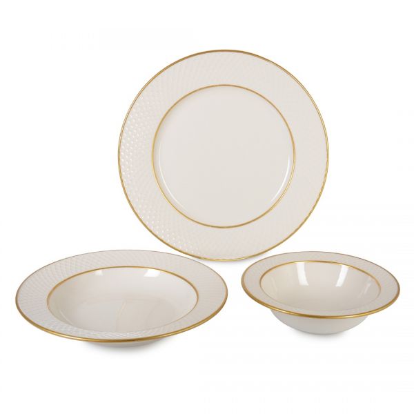 İpek Züccaciye | Oslo Gold 12 Parça Yemek Takımı
