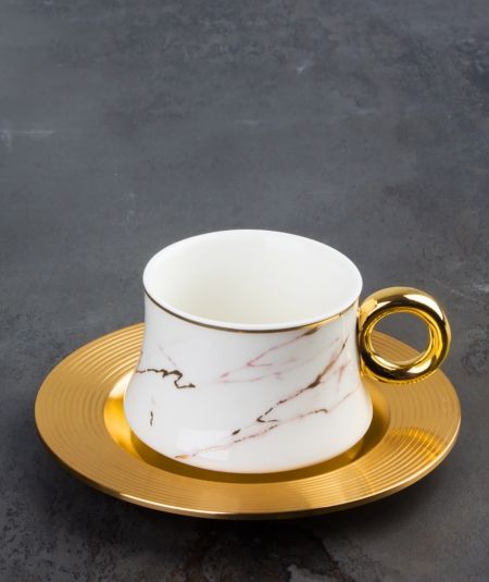 Porselen 6 Li Kahve Fincan Seti