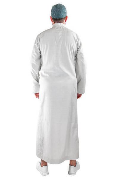 Erkek Entari - Tek Üst - Açık Gri