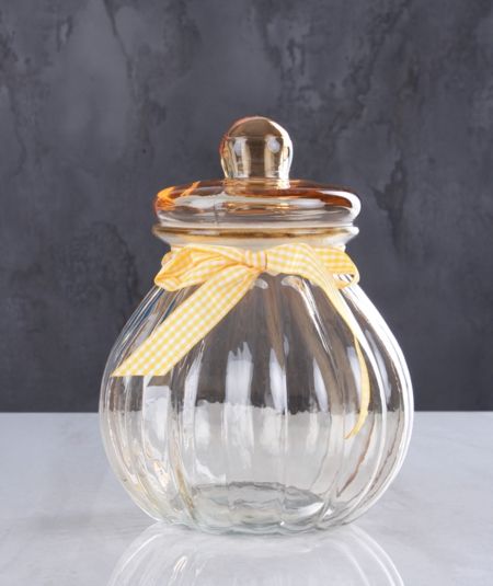 Acar | Kapaklı Gold Yuvarlak Cam Kavanoz 2,6 Lt
