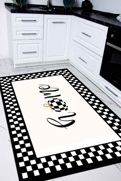 Birkilim Yıkanabilir İpeksi Kaymaz Taban Mutfak Halısı | MLN-IP-SD-015