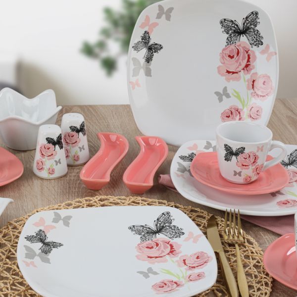 طقم إفطار جول ترند 44 قطعة لـ 6 أشخاص | سيراميك