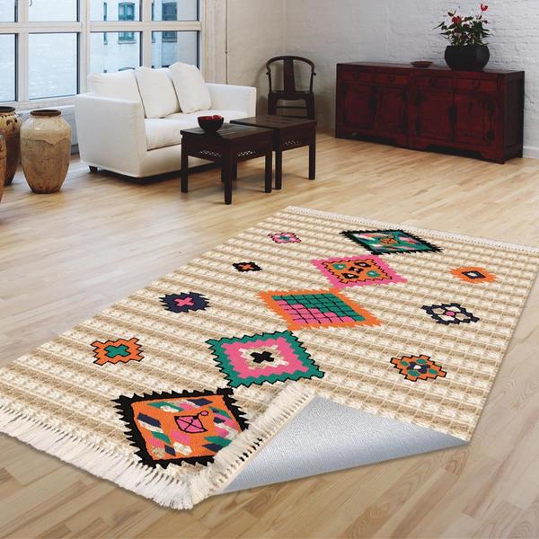 Milano Yıkanabilir Dekoratif Halı Kaymaz Taban | 8mm | MLN-HK143-1