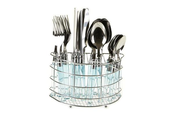 Cinar Besteckset 24-Teilig Blau