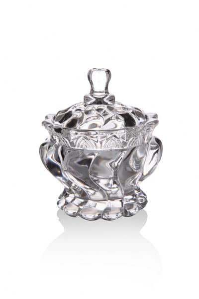 Glas Luxus Kristall Zuckerdose