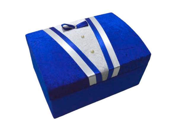 Damat Figürlü Makyaj Sandığı Lacivert