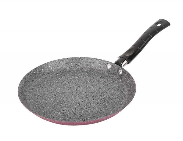 Tantitoni | Vişne Rengi Granit Krep Tavası 24 cm