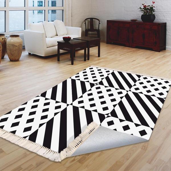 Milano Yıkanabilir Dekoratif Halı Kaymaz Taban | 8mm | MLN-HS443-1