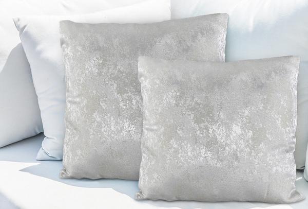 THC Dekoratif Yastık Kılıfı | 2 Parça | Gümüş | THC-0018