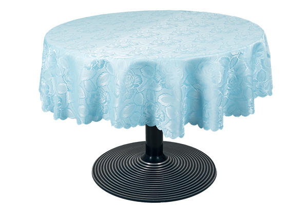 Bavary | Polyester Masa Örtüsü | Mavi | 160x160 | By-mouertue-2