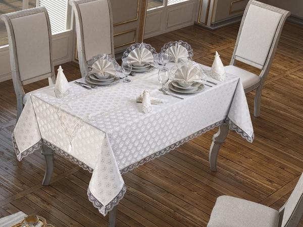Kdk Care-Free Table Cloth Daisy Cream