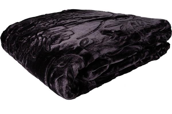 Bayimpex | Yün battaniye | Siyah | Polyester | Çift Kişilik | By-blanket-09