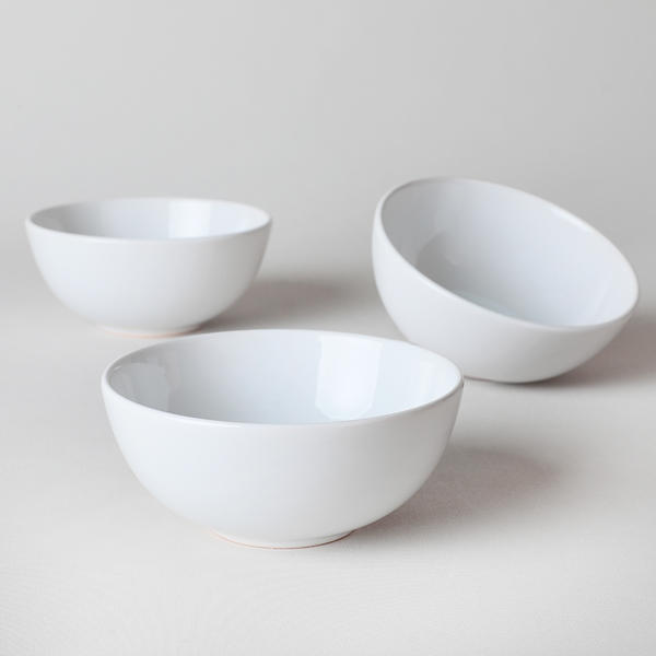 Keramika | Beyaz Kera 6 Adet Çorba Kasesi