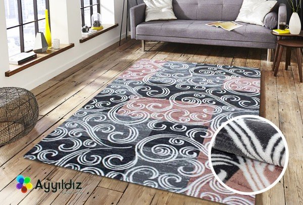 Ayyildiz Toscana Halı 100% PP Heatset Lurex 12mm 2500gr | Pembe | 3130Pink