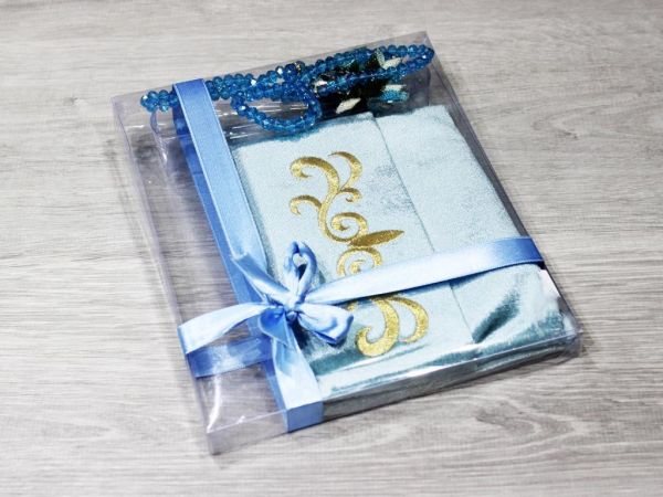 İğne Oyalı Yasin Seti Mavi