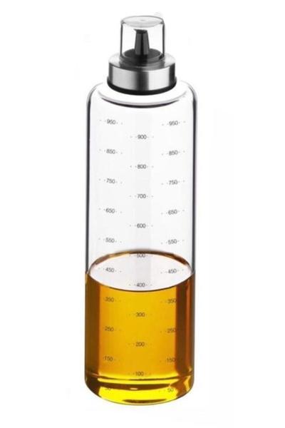 Bayev 600ml Borosilikat Damlatmaz Cam Yağlık Sirkelik