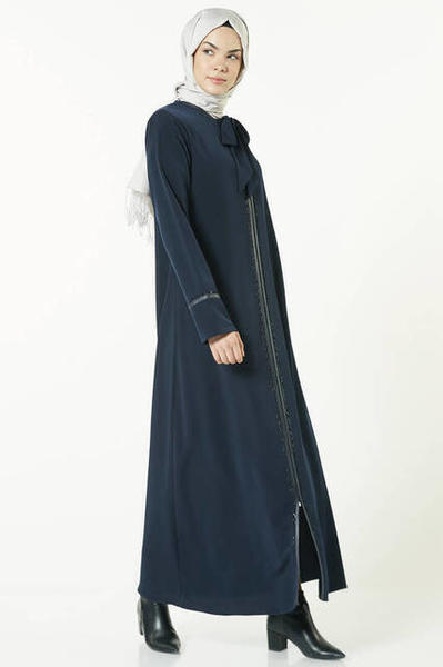 Beyza Irmak Taşlı Ferace Lacivert